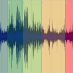 An image of sound waves during a Black Lives Matter Protest
